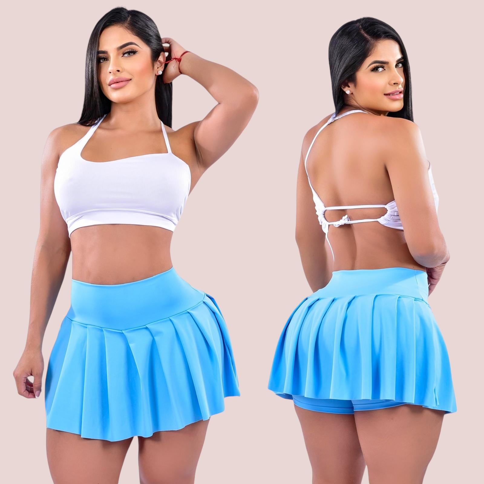 FALDA SHORT PRENSES CELESTE